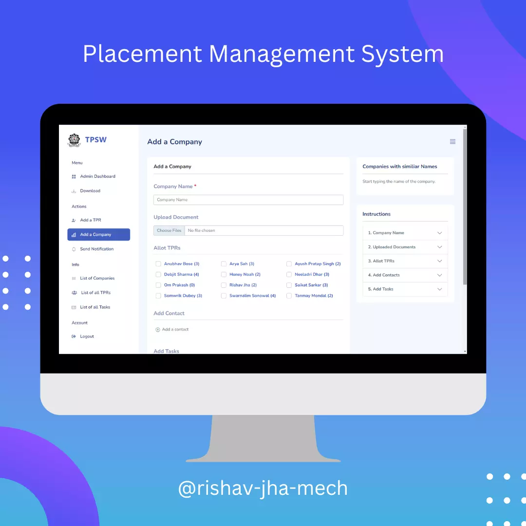 Placement Management System 6